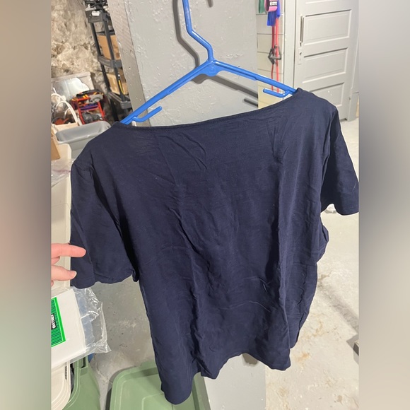 VGUC Talbots navy tee - Picture 4 of 5